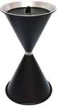 SZ Metall Stand-Aschenbecher &raquo;spitze Kegel&laquo; schwarz, 40x71 cm