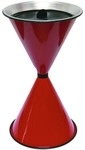 SZ Metall Standascher &raquo;29716&laquo; rot rot, 40x71 cm