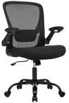Songmics B&uuml;rostuhl &raquo;OBN37BKV1&laquo; mit Armlehnen, 53 cm