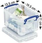 Really Useful Box Ablagebox 1,6 Liter transparent, 19.5x11x13.5 cm