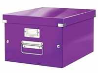 Ablagebox WOW 6044 »Click & Store« mittel violett, Leitz, 28.1x20x36.9 cm