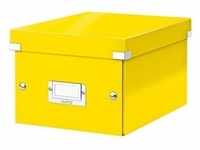 Ablagebox WOW 6043 »Click & Store« klein gelb, Leitz, 21.6x16x28.2 cm