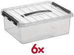 sunware Ablagebox &raquo;the q-line&laquo; 12 Liter H6160302 transparent, 30x14x40 cm