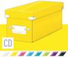 CD/DVD-Ablagebox WOW 6041 „Click & Store“ gelb, Leitz, 14.3x13.6x35.2 cm