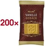 Hellma Vanillegeb&auml;ck einzeln verpackt 200 Portionen beige