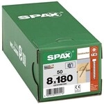 SPAX Holzbauschrauben T40 Zylinderkopf WIROX 8 x 180 mm 50 St&uuml;ck