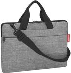 reisenthel Laptoptasche &raquo;netbookbag twist silver&laquo; silber, 40x28.5x3.5 cm