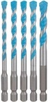 BOSCH 5-tlg. MultiConstruction HEX-9 Bohrer-Set 5,5 - 8 mm grau