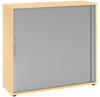 Querrollladenschrank »Z-Line« 3 OH silber, HAMMERBACHER, 120x110x40 cm