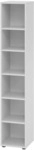 HAMMERBACHER Aktenregal &raquo;Z-Line&laquo; 40 cm schmal 6 OH grau, 40x215.6x40 cm