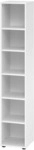 HAMMERBACHER Aktenregal &raquo;Z-Line&laquo; 40 cm schmal 6 OH wei&szlig;, 40x215.6x40 cm