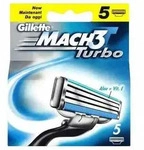 Gillette Rasierklingen "MACH3 TURBO" 5 St&uuml;ck