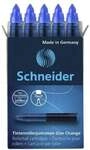 Schneider 5er-Pack Tintenrollerpatrone &raquo;One Change&laquo; 1854 blau