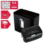 Rexel Aktenvernichter &raquo;ProMax RPX612&laquo; P-4 schwarz, 22x37.8x21 cm