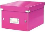 Leitz Ablagebox WOW 6043 &raquo;Click & Store&laquo; klein pink, 21.6x16x28.2 cm