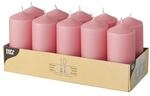 Papstar Stumpenkerzen 9 cm 10 St&uuml;ck rosa, 9 cm