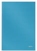 Hardcover Notizbuch »Solid 4664« A4 kariert - 160 Seiten blau, Leitz