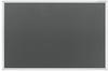 Filz-Pinnwand 60 x 45 cm grau, Magnetoplan