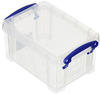 Ablagebox 0,7 Liter transparent, Really Useful Box, 15.5x8x10 cm