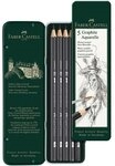 Faber-Castell Bleistifte &raquo;Graphit Aquarelle&laquo; HB/2B/4B/6B/8B 5 St&uuml;ck