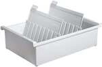 HAN Karteikasten 1300 St&uuml;ck grau, 22.8x9.6x34.6 cm