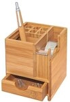 Wedo Tischorganizer &raquo;Bambus&laquo; braun, 10.3x11.7x10.3 cm