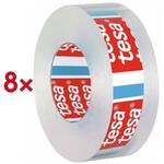 tesa 8er-Pack Klebefilm &raquo;kristall-klar&laquo; 58260, 19 mm/33m (B/L), 1.9 cm