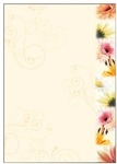 Sigel Motivpapier &raquo;Flowerstyle&laquo; DP788 beige, 21x29.7 cm