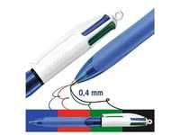 4-Farb-Kugelschreiber »4 Colours Grip« Schreibfarben: blau / schwarz / rot / grü