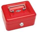 Wedo Geldkassette Gr&ouml;&szlig;e 1 rot, 15.2x8x11.5 cm