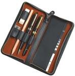 Alassio Schreibger&auml;te-Etui schwarz, 8x17.5 cm