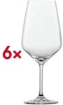 Zwiesel Glas 6x Bordeaux Rotweinglas &raquo;Taste&laquo; 656 ml rot, 23.7 cm