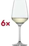 Zwiesel Glas 6x Wei&szlig;weinglas F&uuml;llstrich 0.2 Liter &raquo;Taste&laquo; 356 ml transparent,