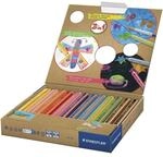 Staedtler 3 in 1 Buntstifte &raquo;Noris junior&laquo; 12er Kartonetui braun
