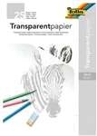 folia Transparentpapier 80 g/m&sup2; transparentwei&szlig; A3 25 Blatt wei&szlig;, 29.7x42 cm