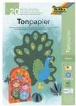 folia Tonpapier 130 g/m&sup2; 10 Farben A4 20 Blatt