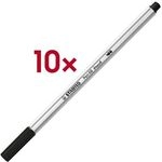 Stabilo 10er-Pack Brush-Pens &raquo;Pen 68 brush&laquo; schwarz