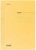 Schnellhefter A4, Fassungsvermögen 250 Blatt gelb, Falken, 25x31.8 cm