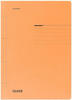 Schnellhefter A4, Fassungsvermögen 250 Blatt orange, Falken, 25x31.8 cm