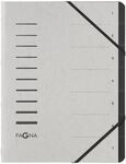 Pagna Ordnungsmappe - 7 F&auml;cher grau, 24.5x32x4 cm