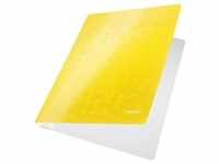 Schnellhefter »WOW 3001« A4, Fassungsvermögen 250 Blatt gelb, Leitz, 24x31 cm