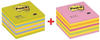 Doppelpack Haftnotizwürfel »2028NX2« mehrfarbig, Post-it Notes, 7.6x7.6 cm