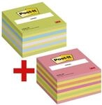 Post-it Notes Doppelpack Haftnotizw&uuml;rfel &raquo;2028NX2&laquo; mehrfarbig, 7.6x7.6 cm