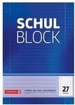 Brunnen Schulblock &raquo;1052527&laquo; A4 liniert (Lineatur 27) blau