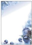 Sigel Weihnachts-Motivpapier &raquo;Blue Harmony&laquo;, 21x29.7 cm