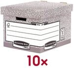 Bankers Box System Archivboxen &raquo;Bankers Box&laquo; 33,5/40,4/29,2 cm 10 St&uuml;ck grau,