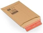 Colompac 20 Kartonversandtaschen DIN A5 ohne Fenster braun, 20x28.2 cm