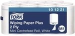 Tork 11 Endlosrollen hochwei&szlig;e Papierhandt&uuml;cher 2-lagig (hochwei&szlig;, perforiert,