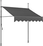 Garden Pleasure Klemmmarkise 300 cm grau