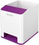 Leitz Sound Stiftek&ouml;cher &raquo;WOW Duo Colour 5363&laquo; violett, 9x10x10.1 cm